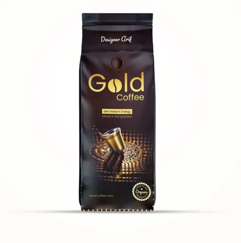 Coffee Packaging Pouch Mockup