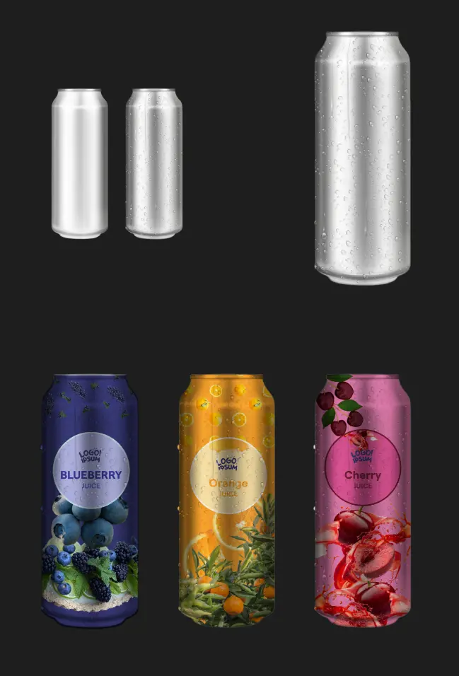 Realistic Juice Can Figma Mockup