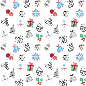 Beautiful Christmas Icons & Patterns Figma