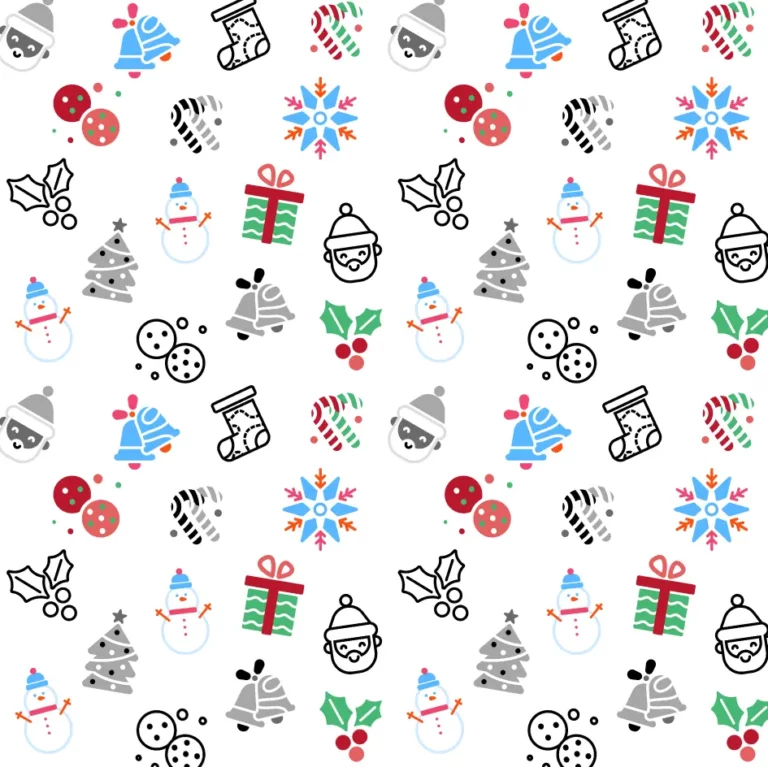 Beautiful Christmas Icons & Patterns Figma