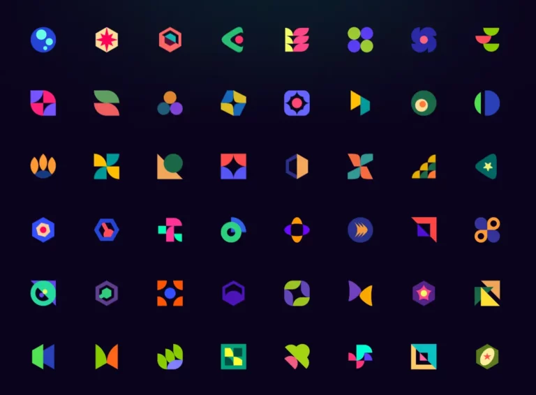 50 Abstract Geometric SVG Shapes