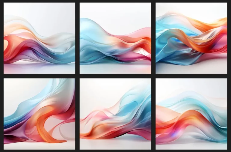 84 Crystal Wave Textures