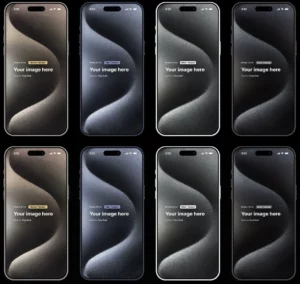 iPhone 15 Pro & Pro Max Figma Mockups
