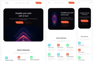 Modern AI Website UI Kit