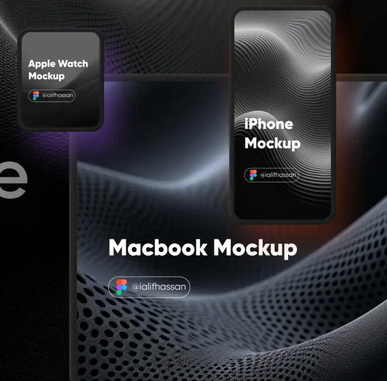 Sleek Realistic Apple Device Mockups Figma