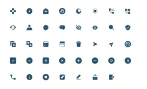 AI Assistant Icon Set Figma
