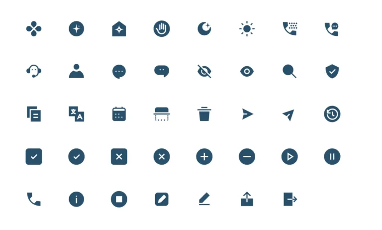 AI Assistant Icon Set Figma