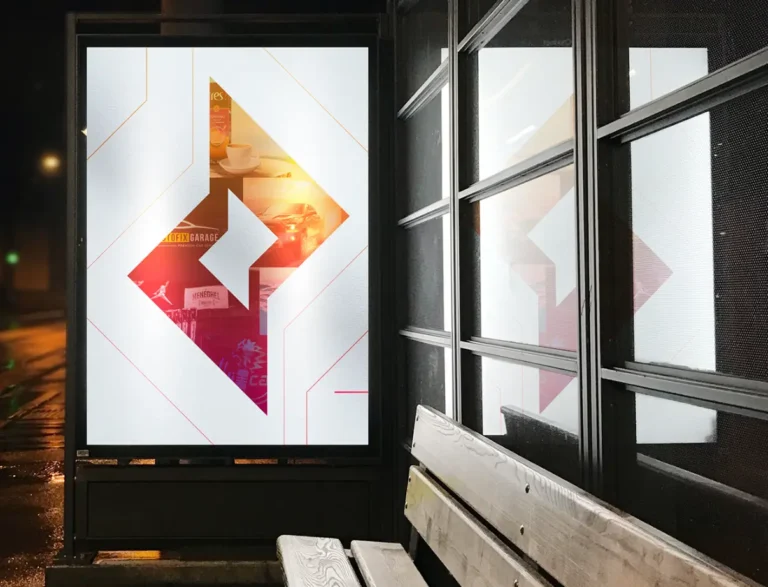 Street Billboard PSD Mockup
