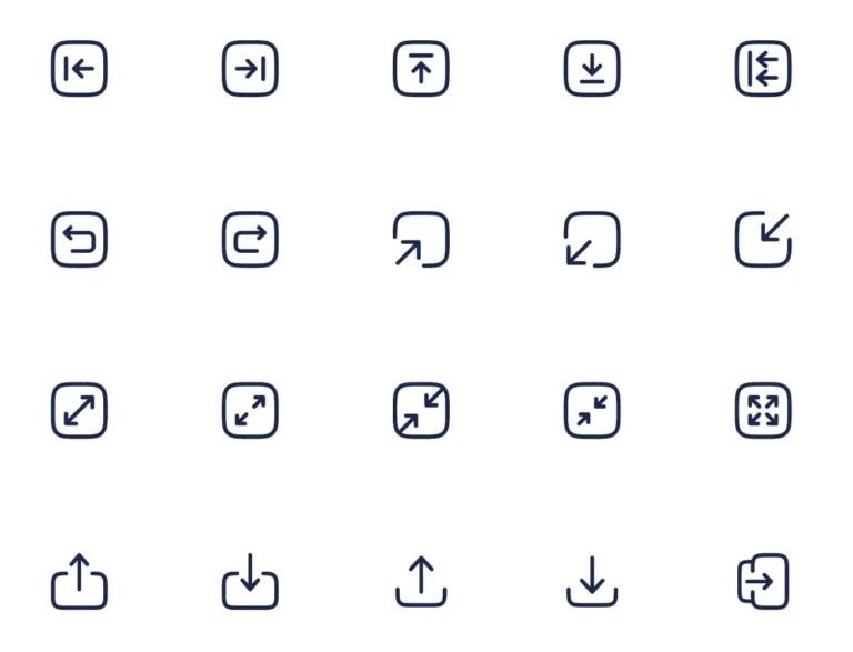 7000+ UI Icons Pack (6 Styles)