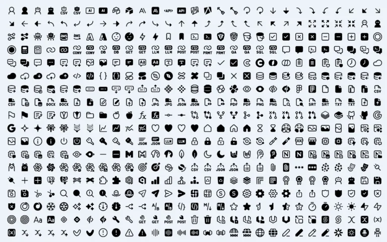250+ Stroke Icons For GenAI