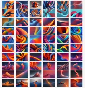 60 Abstract 3D Backgrounds (4K)