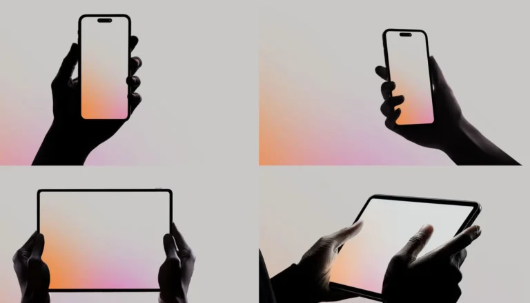 Handheld Device Mockups Figma