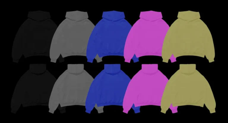 Boxy Hoodie 4K Mockup PSD
