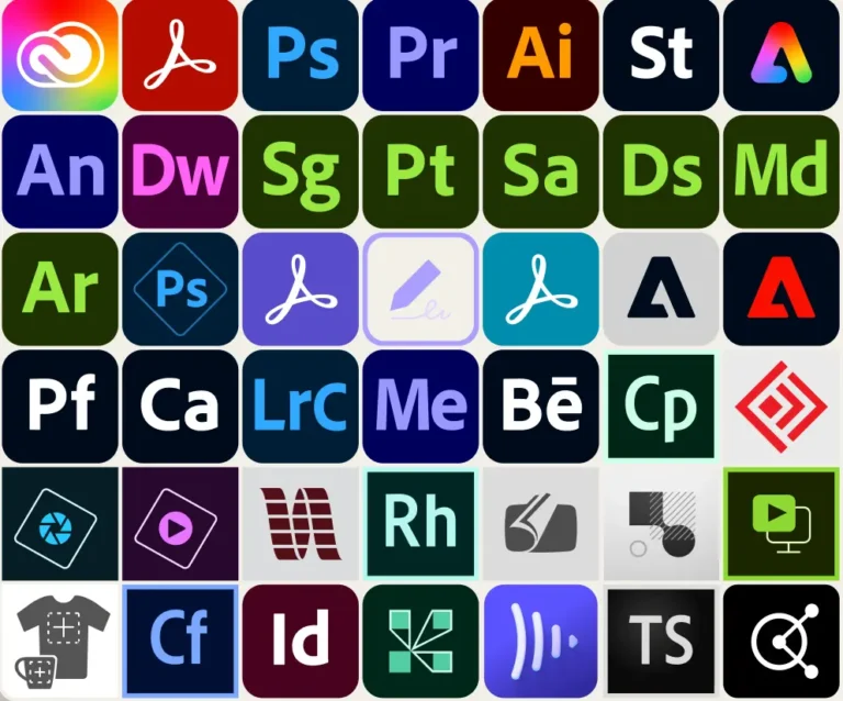 50+ Adobe Product Icons Figma