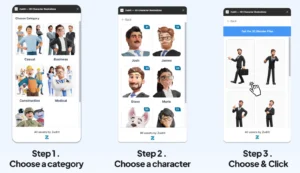 600+ 3D Character Illustrations Figma
