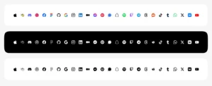 50+ Social Media Icons