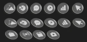 Isometric VisionOS Icons Figma