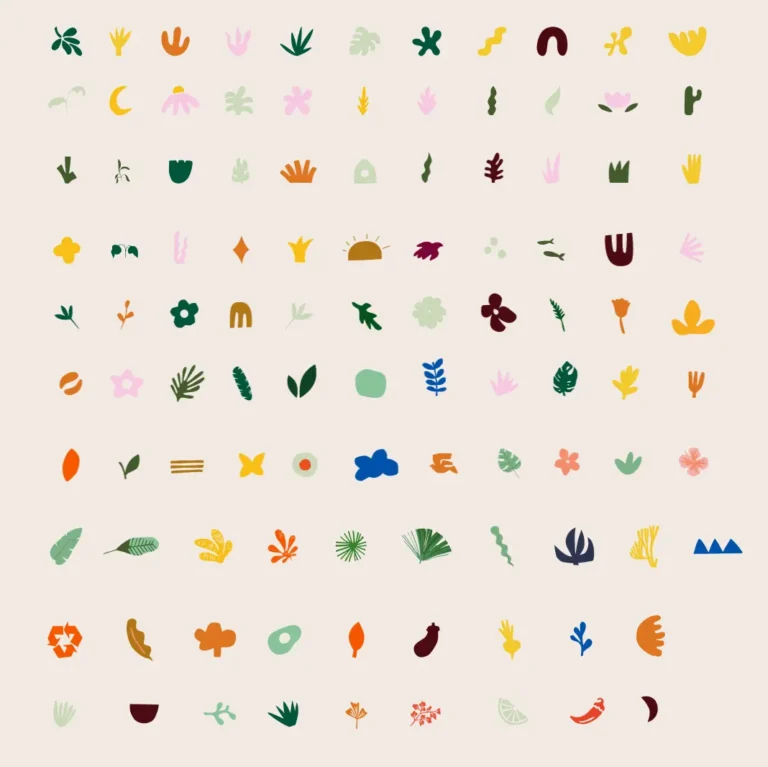 100+ Nature Shapes Pack Figma