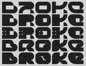 BROKE Bold Display Font