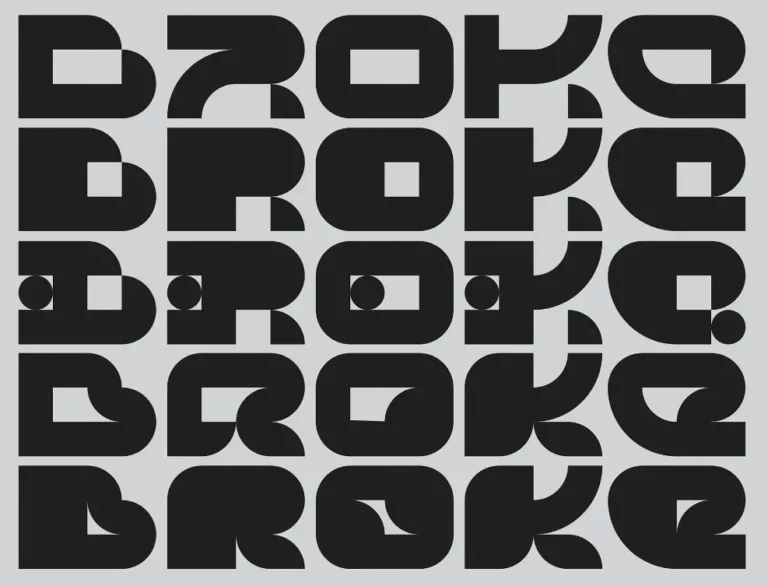 BROKE Bold Display Font