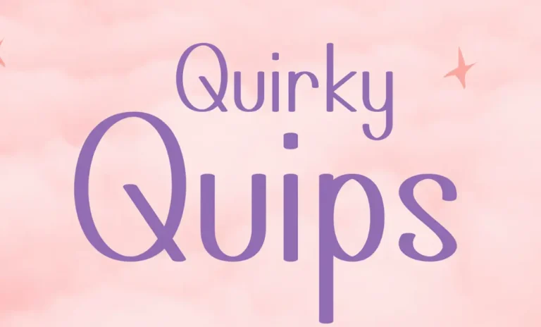 Quirky Quips Handwritten Font