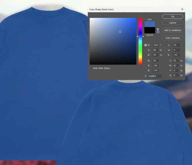 Customizable Longsleeve PSD Mockup