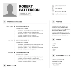A4 US Letter Resume & Cover Letter Templates