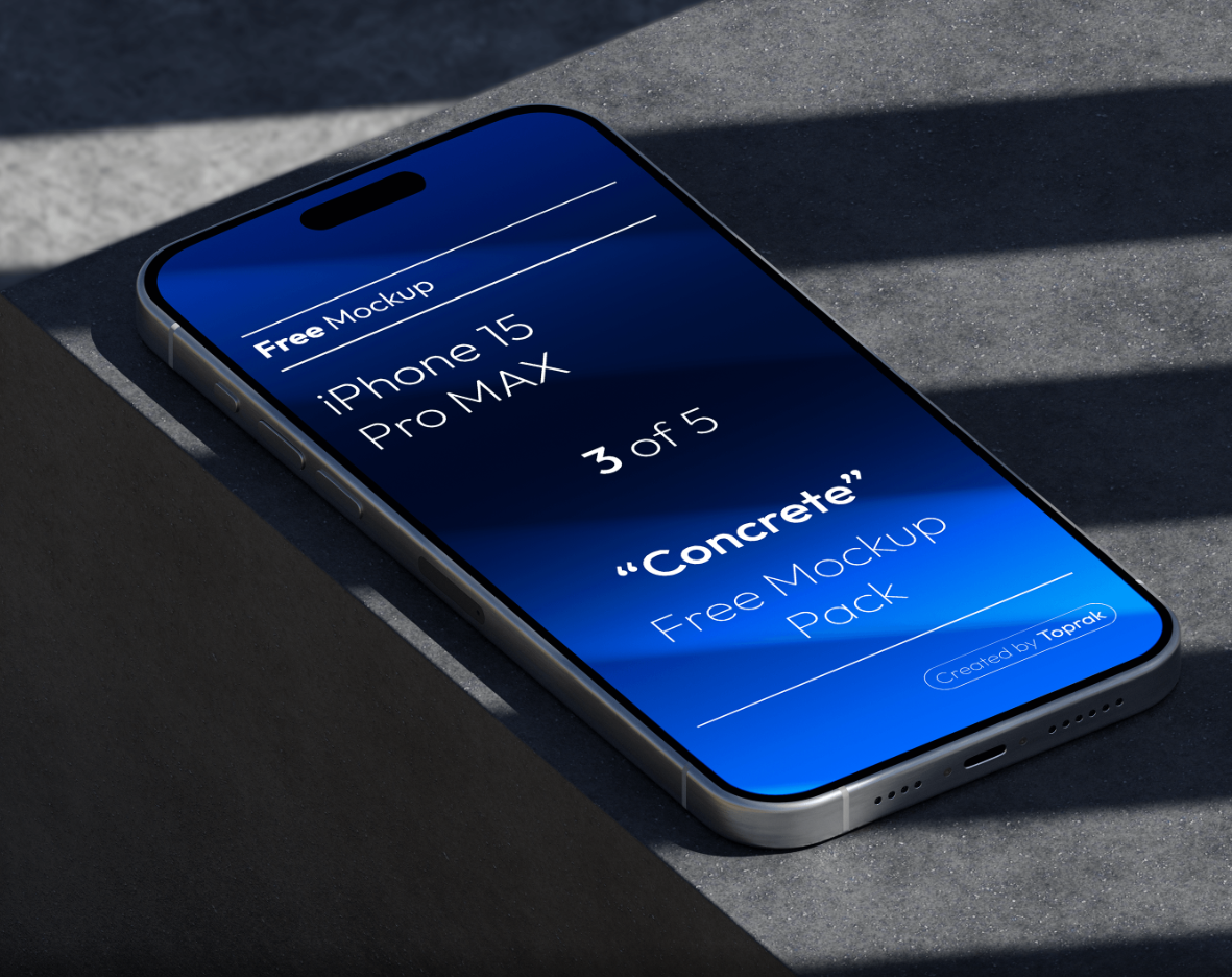 Download Free 4K iPhone 15 Pro Max PSD Mockups - Free PSD Mockups