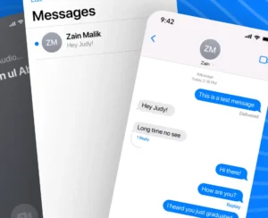 iMessage UI Kit Figma