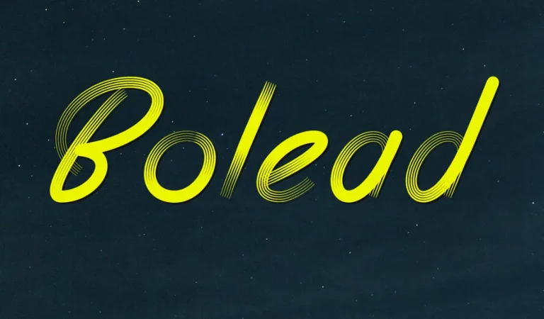 Bolead Modern Display Font