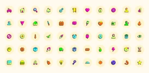 40 Colorful Vector Icons Pack Figma