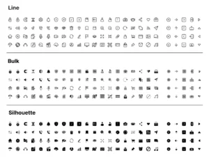 100+ Multipurpose Icons In 6 Styles