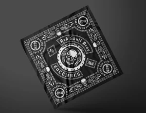 Realistic Vintage Bandana Mockup PSD