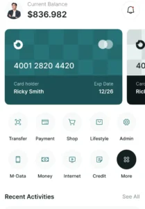Mobile Banking App UI Figma