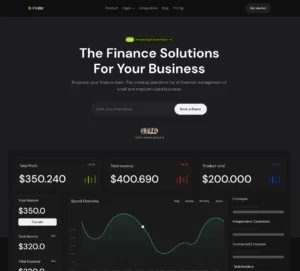 Modern SaaS Landing Page UI Template Figma