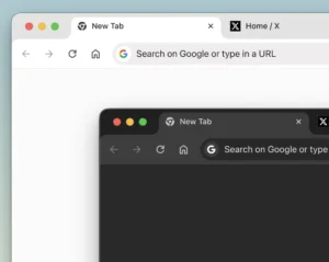 Chrome Browser Frame Figma Mockup