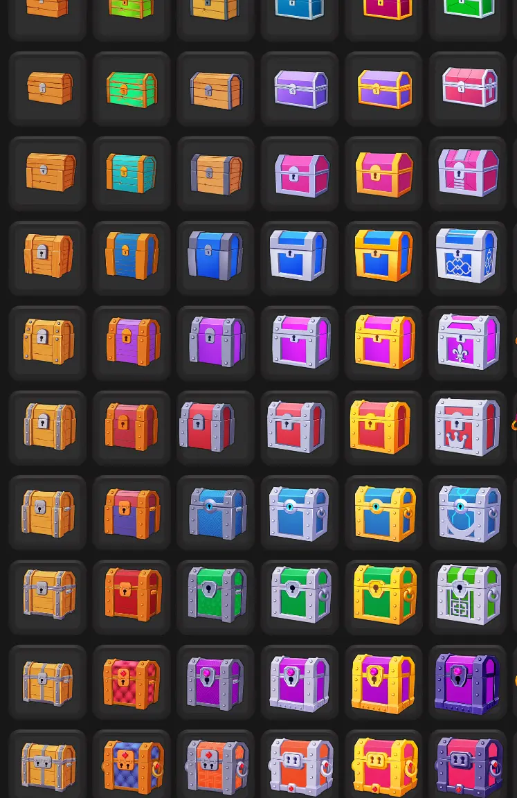 100 Reward Chests For 2D Games