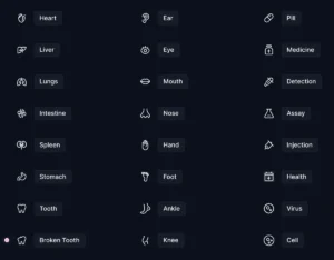 40+ Medicine & Health Icons Figma