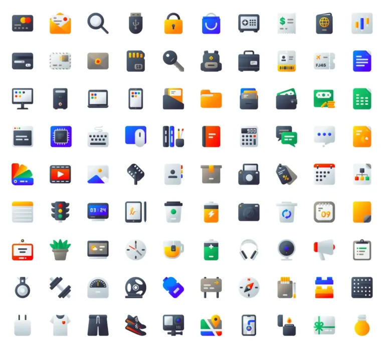 100 Elegant Icons For Creative Design