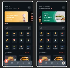 Food Delivery App Figma Kit