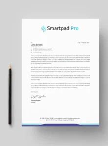 Minimal Letterhead Design (Adobe Illustrator & MS Word)