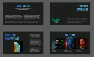 Modern Dark Presentation Template 25 Unique Slides