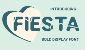 Fiesta Bold Display Font