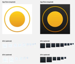 iOS 18 & iPadOS 18 App Icon Template Figma
