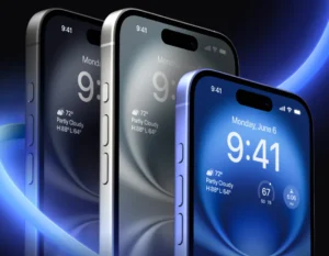iPhone 16 Mockups (3 Angles, 5 Color Options)