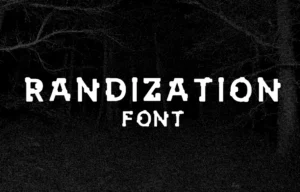 Randization Display Font