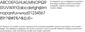 Hikasami Sans Font