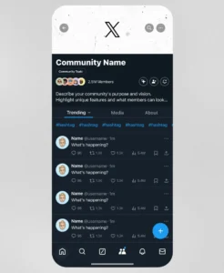 X (Twitter) Community UI Kit Figma