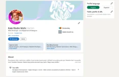 LinkedIn Desktop & Mobile Figma Mockup