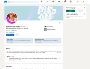 LinkedIn Desktop & Mobile Figma Mockup